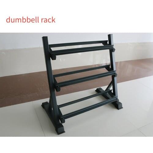 Three-Layer Dumbbell Placing Rack Square Pipe Dumbbell Stand Gym Vertical Fixed Indoo Dumbbell Bracket Bearing 200kg MD-05