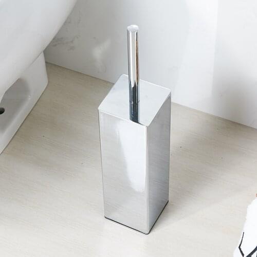 Vidric Seoul Square silver floor to said longitudinal tub body stainless steel toilet Toilet brush puncturing Free Pendant
