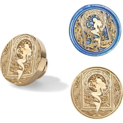 Vintage Wax Seal Head Handmade DIY Copper Head Brass Sealing Wax Stamps Head Scrapbooking Stamps Craft for Wedding Decor DIY