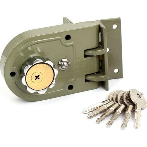 Home Office Locks Hardware Single Cylinder Deadbolt Jimmy Proof Keyed Door Lock For 35-50mm Door Thickness Improvement