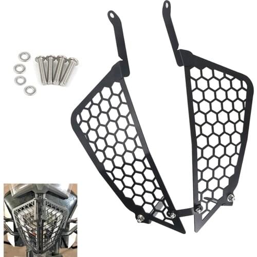 Headlight Guard Fit For KTM 390 Adventure 250 Adventure 2019-021 Front Headlight Headlamp Grille Guard Cover Protector 250 ADV