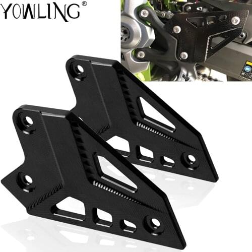 Green Color For Kawasaki Z900 2017 Foot Peg Heel Protection Protective Film Mount Heel Guard Protector Motorcycle Accessories