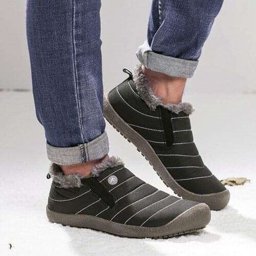 Women Snow Boots Ladies Winter Warm Shoes Ankle Flat Heel Slip On Round Toe Big Size 2019 New Fashion Free Shipping