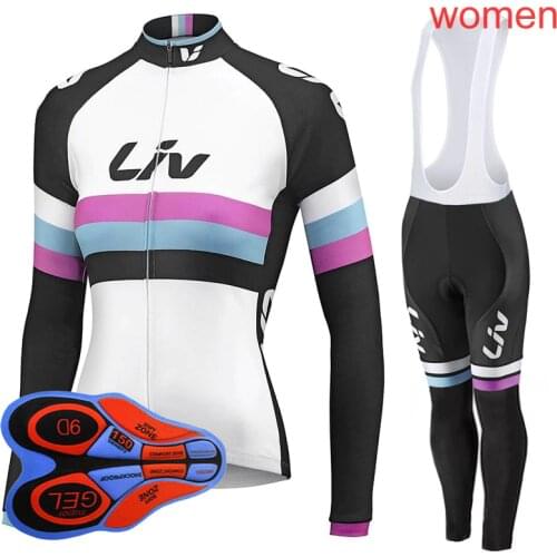Ropa Ciclismo Mujer Cycling Jersey Set 2019 Womens Mountain Bike Clothing long sleeve Breathable Mtb Bicycle sportswear Y032602