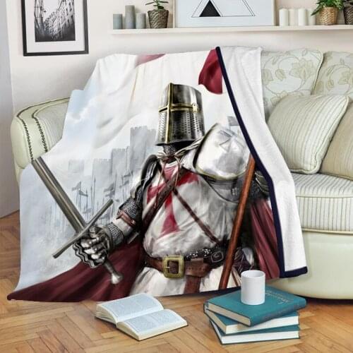 3 Size Templar Order Blanket High Quality Flannel Warm Soft Plush on The Sofa Bed Blanket Suitable
