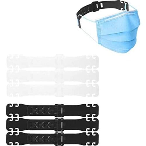 6pcs Adjustable Anti-slip Silicone Mask Ear Grips Mask Extension Belt Bandage Mask Hook Anti-Slip salvaorejas mascarillas