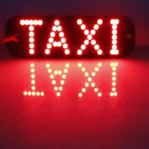 80% New Arrival 2021 Taxi LED License Plate Car Signal Light Windscreen Taxi Sign Light Indicator Lamp