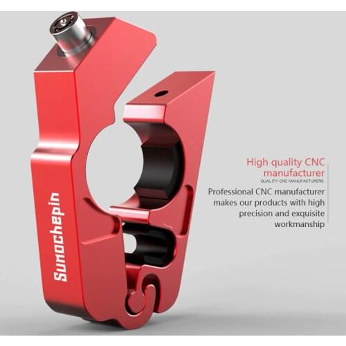 Aluminum handlebar scooter CNC horn lock