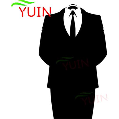 ANON Anonymous Car Sticker Fashion Decoration Personality PVC Waterproof Sunscreen Decal Black/White/Red/Laser/Silver