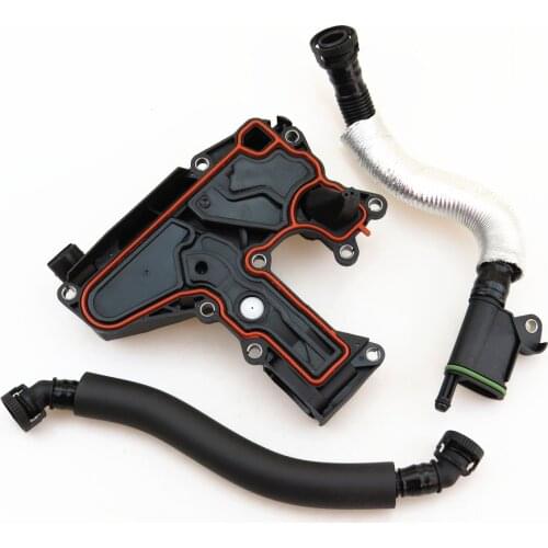 RWSYPL Car Oil Separator PCV Valve Assembly Vent Hose Pipe For Passat B6 Golf MK6 Octavia Tiguan Seat Leon A3 8P A4 B8 A5 Q5 TT