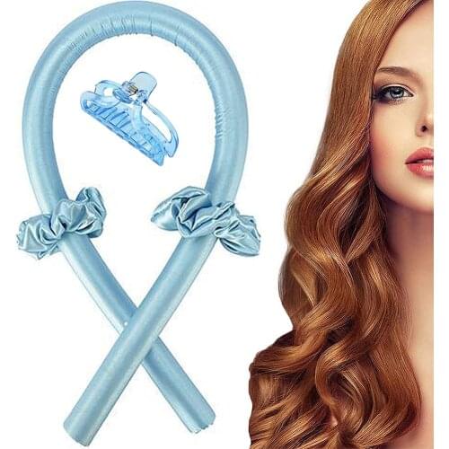 Heatless Hair Curlers No Heat No Damage Spiral Curlers for Long Dense Sparse Hairs Sleeping Curling Rod Make Hair Soft And Shiny