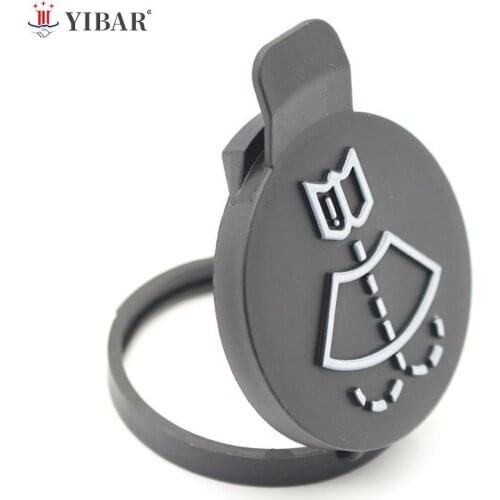 Black Windshield Wiper Washer Fluid Reservoir Cover Water Tank Bottle Cap