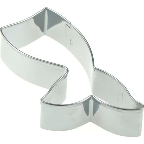 Stainless Steel Cookie Cake Cutters Mermaid Tail Shape DIY Biscuit Pastry Kitchen Baking Mold Fondant Party Decor