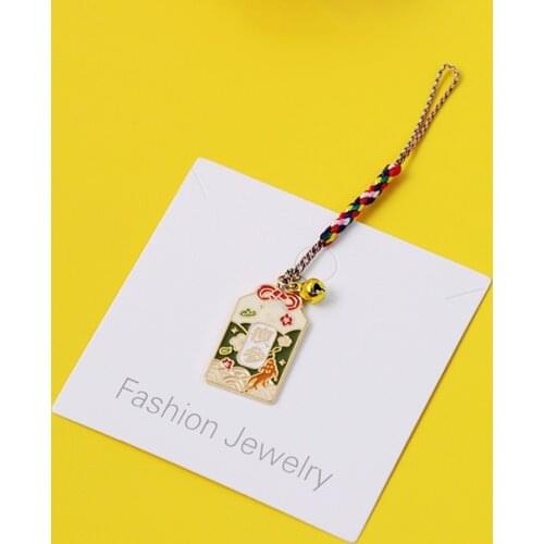 Cute Japanese Omamori Pray Fortune Beauty Health Safe Transparent Wealth Bag Guard Talisman Pendant Keychain Phone Charms Gifts