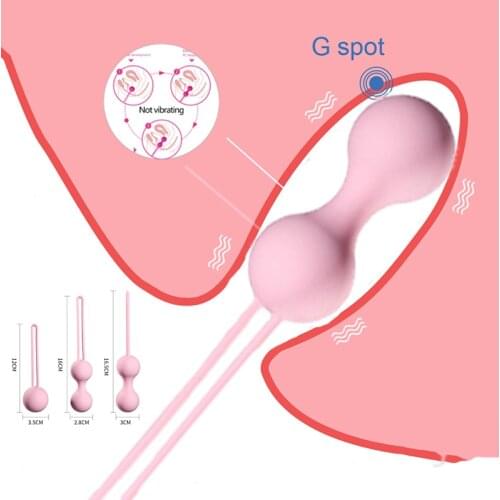 Set Safe Silicone Smart Ball Vagina Tighten Exercise Machine Vaginal Sex Toys For Women Sex Toys Pussy Tighten Machine G Spot