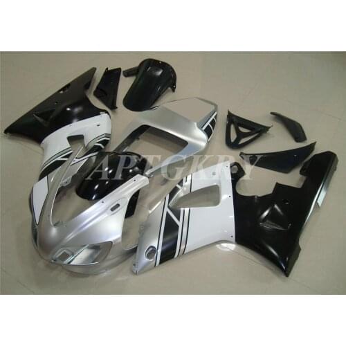 New ABS Plastic Shell Motorcycle Fairing kit Fit For YAMAHA YZF R1 1998 1999 YZF-R1 YZF 1000R Bodywork set Custom Black White