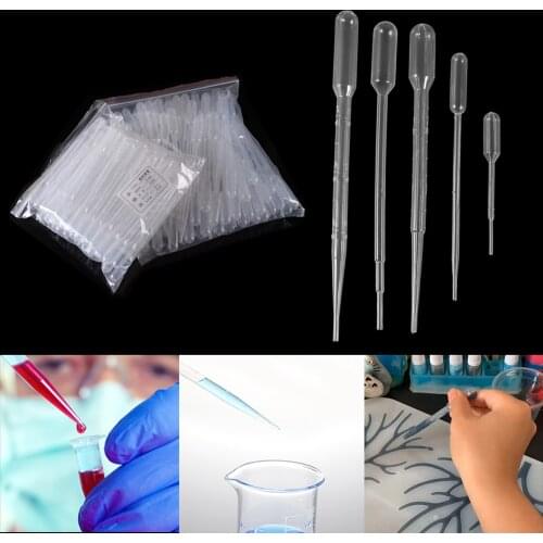 20-200Pcs 0.2-3ml Epoxy Resin Tool Clear Plastic Disposable Transfer Pipettes for Silicone Mold Epoxy Resin Craft Jewelry Making