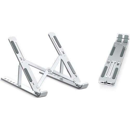 Aluminum Alloy Portable Laptop Stand Holder for MacBook Air Anti Slip Tablet Folding Holder PC Computer Stand Cooling Bracket