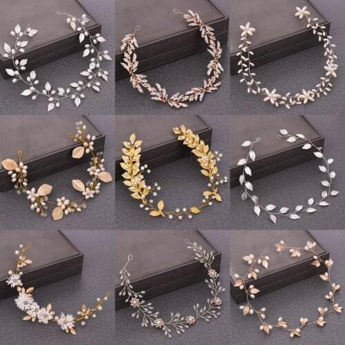 Womens Headband Bridal Hair Accessories Wedding Headband Pearl Headband For Women Accessories Bridesmaid Hair Jewelry Tiaras