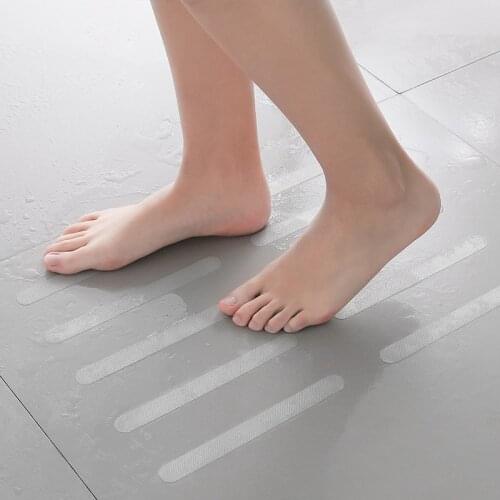 Bathroom transparent non-slip stickers stairs steps non-slip tape bathroom bathtub shower room self-adhesive non-slip strips