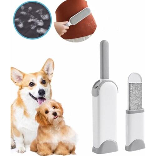 Fur Remover Brush Upgraded Double-Sided Hair Removal Self-Cleaning Base for Clothing, Couch, Carpet, Furniture, Car Cleaning