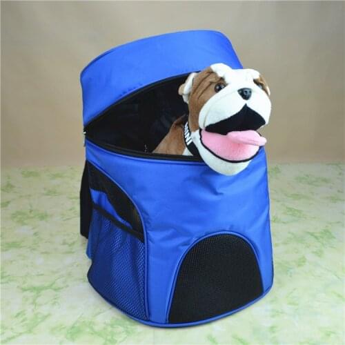 Sport Travel Portable Puppy Dog Cat Carrier Bag Double Shoulder Backpacks Outdoor Breathable Pet Carrying Bag 8 Colors