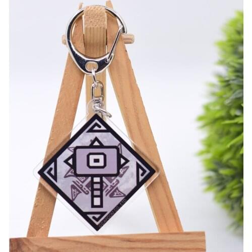 WL0901 Chibi Keychain Acrylic Cartoon Keyring Accessories