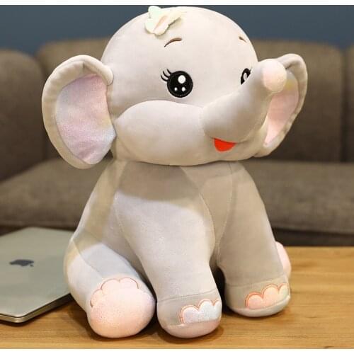 1PCS 40/55/78cm Cute big ear Elephant Plush Toy super soft cute doll girl friend gift doll