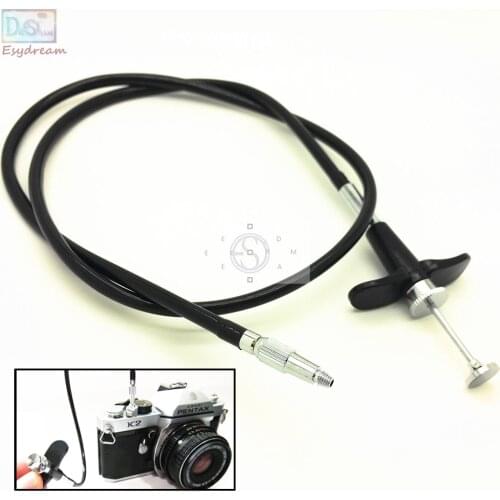 28'' 70cm Mechanical Locking Camera Shutter Release Remote Control Cable Cord for Fuji Fujifilm Pentax Canon Nikon Film Cameras