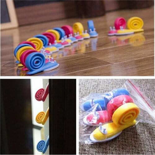 3pcs/lot Cute Snails Door Jammer Finger Corner Guard Baby Safety Door Stopper Protecting Children Safe kids door fangga pad