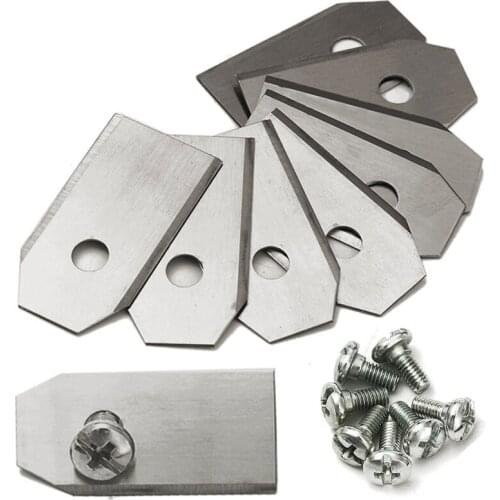 9PCS Stainless Steel 0.6MM Thick Lawn Cutter Blades For Automower Garden Lawn Mower Tools Part
