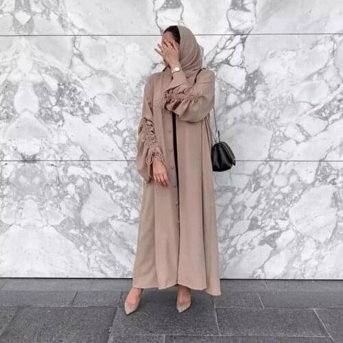 Abaya Fashion Dress Dubai Abaya Ladies Long Sleeve Muslim Islamic Turkish Dress