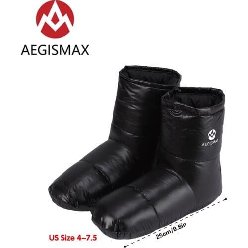 AEGISMAX Sleeping Bag Accessories Duck Down Slippers Camping Soft Socks Down Shoes Unise Xindoor / Warm Travel