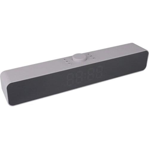 Wireless Bluetooth Speakers LED Soundbar TV Alarm Clock Home Theater Sound Bar FM Radio Computer Speakers Som