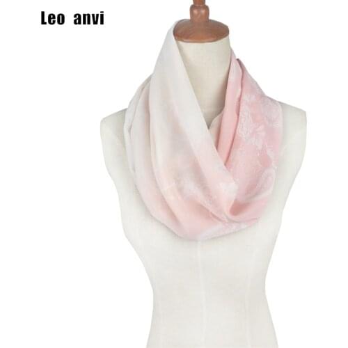 Brand bandana Fashion Summer Gradient color Silk ring Scarf Women Luxury Paisley Chiffon print shawl Infinity Scarves