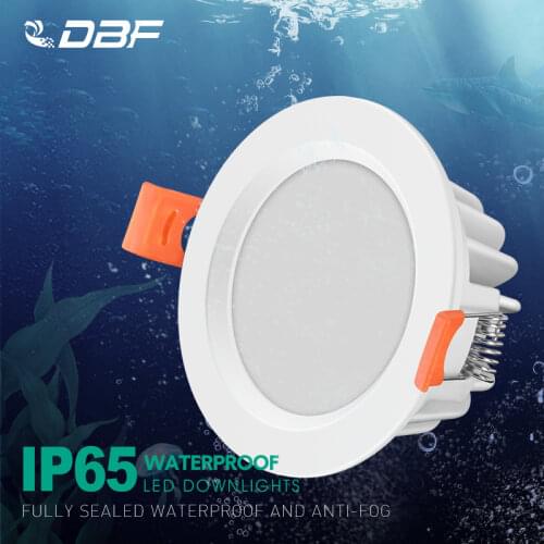 [DBF]IP65 Waterproof LED Spot Light 5W 7W 9W 12W 15W Round/Square Ceiling Recessed Spot Bathroom Spot Light 3000K/4000K/6000K