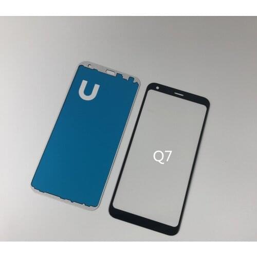 For LG Q6 Q7 LCD Display Front Glass Touch Screen Sensor+Adhesive