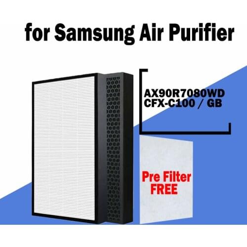 HEPA Filter and Carbon Filter for Sumang Air Purifier model AX90R7080WD / CFX-C100 / GB