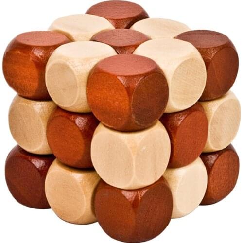 Classic 3D Wooden Puzzle Dragon tail Combination Model Educational Puzzle Cube Toy Leisure For Children Hobby Gift Magical Toy