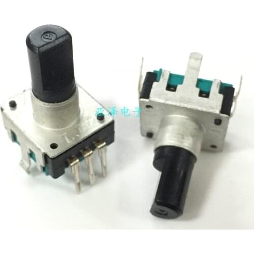 2 Piece EC12 encoder car audio encoder code switch 24 positioning 15MM axis digital potentiometer