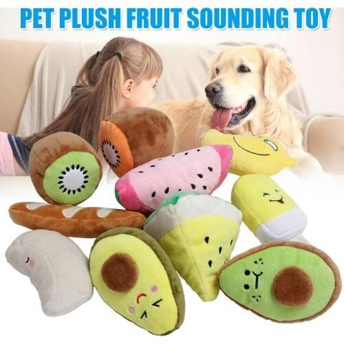 Pet Soft Plush Toys Dog Squeaky Toys with Inside BB Sound Stuffed Cotton for Cats Dogs Bite Training Sporting Interaction TUE88