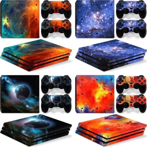 Sky design For PS4 pro Console and Controllers stickers For Ps4 pro skin sticker for ps4 pro sticker