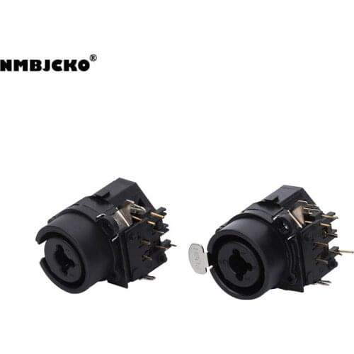 NMBJCKO 4090410 model 50pcs/lot Combo sheet 6.35 jack stereo female 7 pin xlr chassis d standard