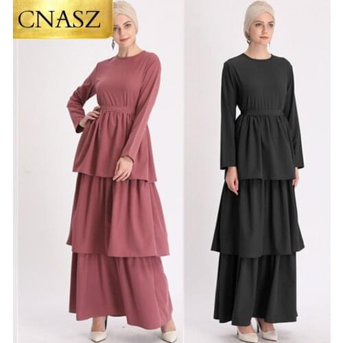 New Fashion Dress For Ladies Floral Long-Sleeved Long Dress Womens Clothing Middle East Turkey Indonesia Robe Abaya Dress