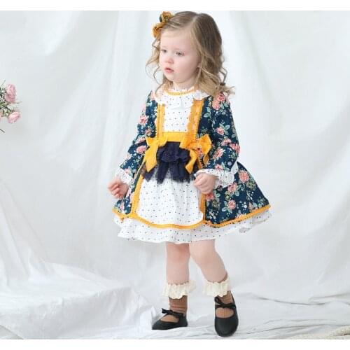 Girl Clothes Girls Dress Flower Full Spring Autumn Dresses for 1 2 3 4 5 6 Ages Kids