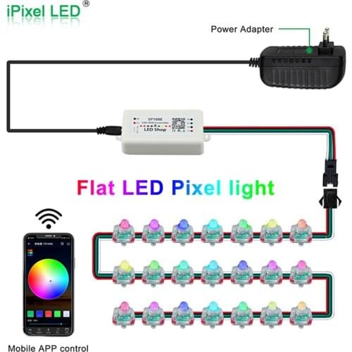 Rgb led 12mm thin digital dream color WS2801 RGB LED pixel DC5V