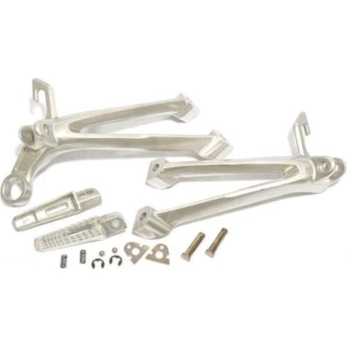 Motorcycle Footrests Rear Foot Pegs Pedals Rest Footrests For Suzuki GSXR600 750 2008 2009 2010 2011 2012 2013 2014