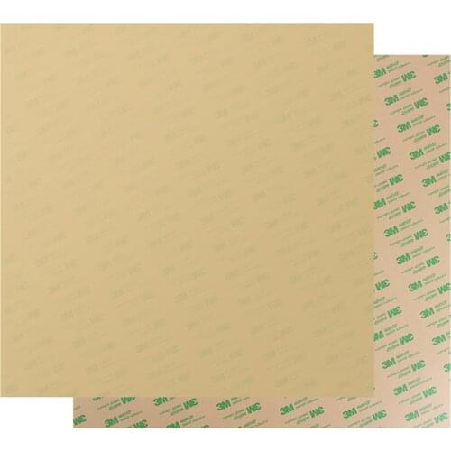 0.3mm PEI Polyethermide Sheet With 3M 468MP Adhesive Backing Square 350mm x 350mm 3D Printer PEI Sheet Heated Bed Platfrom