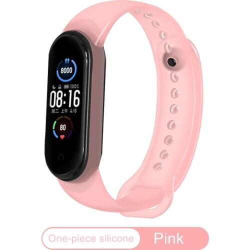 Band For Xiaomi Mi Band 6 5 4 3 nfc Silicone Wristband for Miband 6 5 4 3 Smart Watchband Bracelet Replacement Mi Band 6 Strap