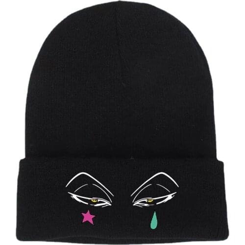 2021 Hunter X Hunter Anime Skiers Warm Winter Hats Transgenic Cotton Men and Women